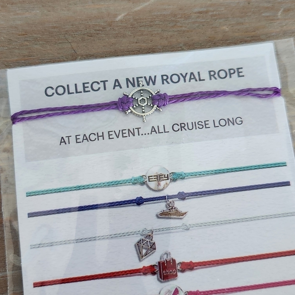 ⚓💜Effy Royal Rope Nautical Bracelet – Royal Caribbean Exclusive – NWT - Picture 4 of 5